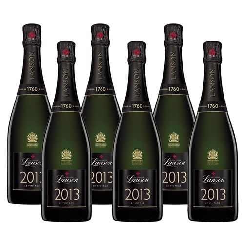 Crate of 6 Lanson Le Vintage 2013 Champagne 75cl